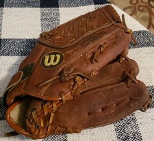 Wilson A2124 George Brett Signature Baseball Glove Mitt RHT Great Soft Leather