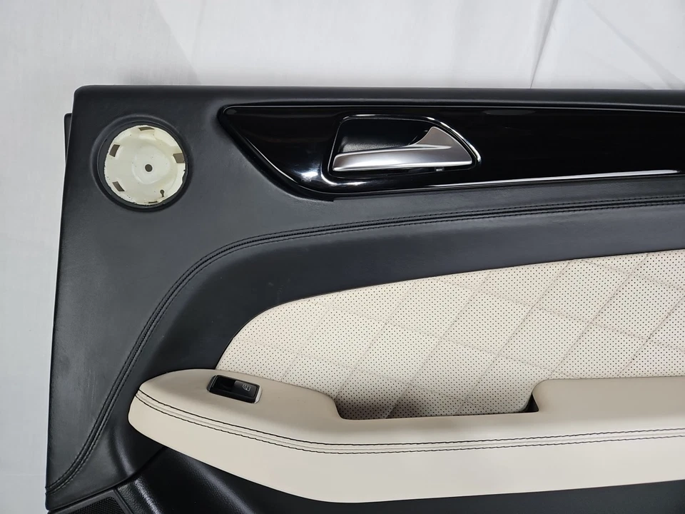 12-16 Mercedes W166 ML63 AMG Interior Puerta Panel Trasero Lado Derecho Designo Foto 2 de 4