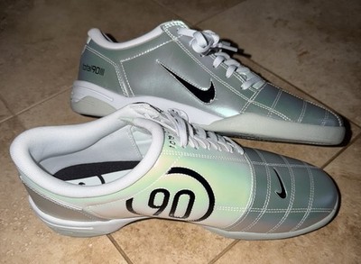 Nike Total 90 III Men size 10 Soccer Premium Off White Light Silver Shoes 
