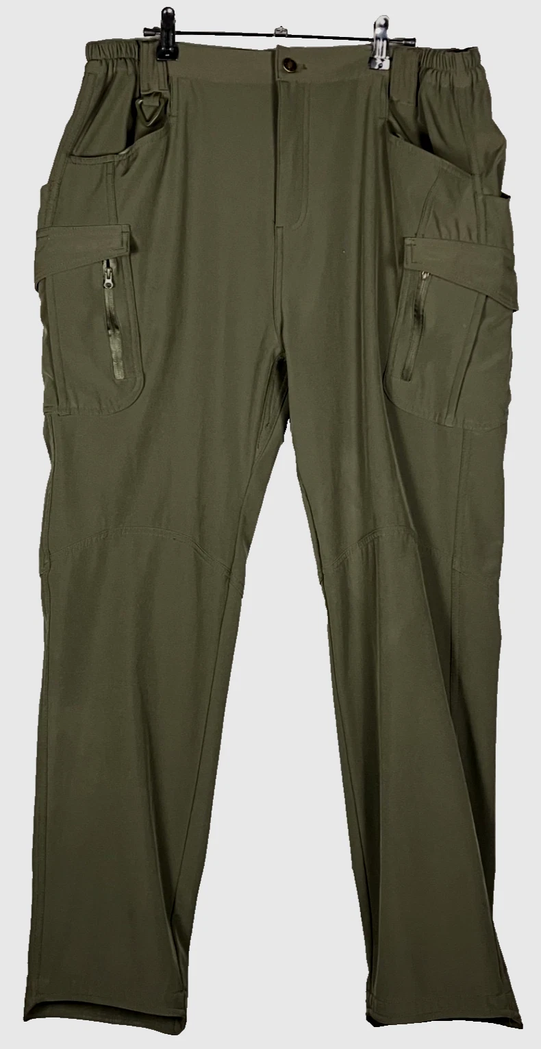 Men’s Lightweight Tactical Cargo Pants Waterproof Hiking Outdoor Pockets #4057