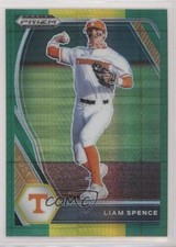 2021 Panini Prizm Draft Picks Green & Yellow Hyper Liam Spence #PDP154 0m0g