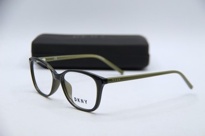 NEW DKNY DK5005 313 BLACK GREEN AUTHENTIC FRAMES EYEGLASSES 51-15