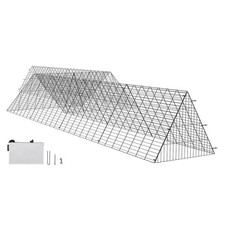 Chicken Tunnels, 287 x 78.7 x 24.2 inch LxWxH Chicken Tunnels for Yard, Portabl