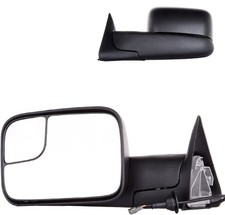 Black Power Towing Mirrors Left Right For 1994-1997 Dodge Ram 1500 2500 3500