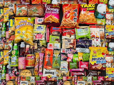 3 Lbs Variety Asian Snack Box by weight Japanese Korean