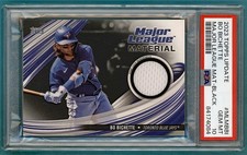 2023 Topps Update Bo Bichette Major League Material Black #MLMBBI PSA 10! POP 2