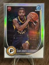 Topps Bowman Chrome 2025/26 RED RC REDEMPTION REFRACTOR SP KAM JONES PACERS