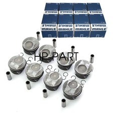 8x Pistons Rings Set For Porsche Cayenne Panamera S Gts 4.8l V8 957 970