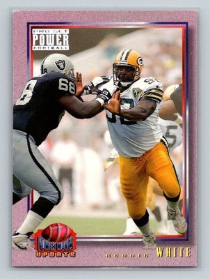 1993 Pro Set Power Update - Power Moves #PMUD8 Reggie White Green Bay Packers