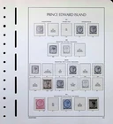 Canada Prince Edward Island Collection On Hingeless Lighthouse Pages 1861-1872
