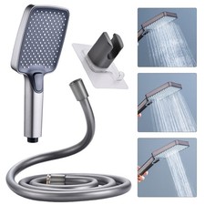 Shower Head Water Saving 3 Spray Modes Bathroom Accessories Liquid Silicone