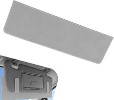 Sun Visor Extender for Car, Length Adjustable Double Metal Snap Tumbled Leath...