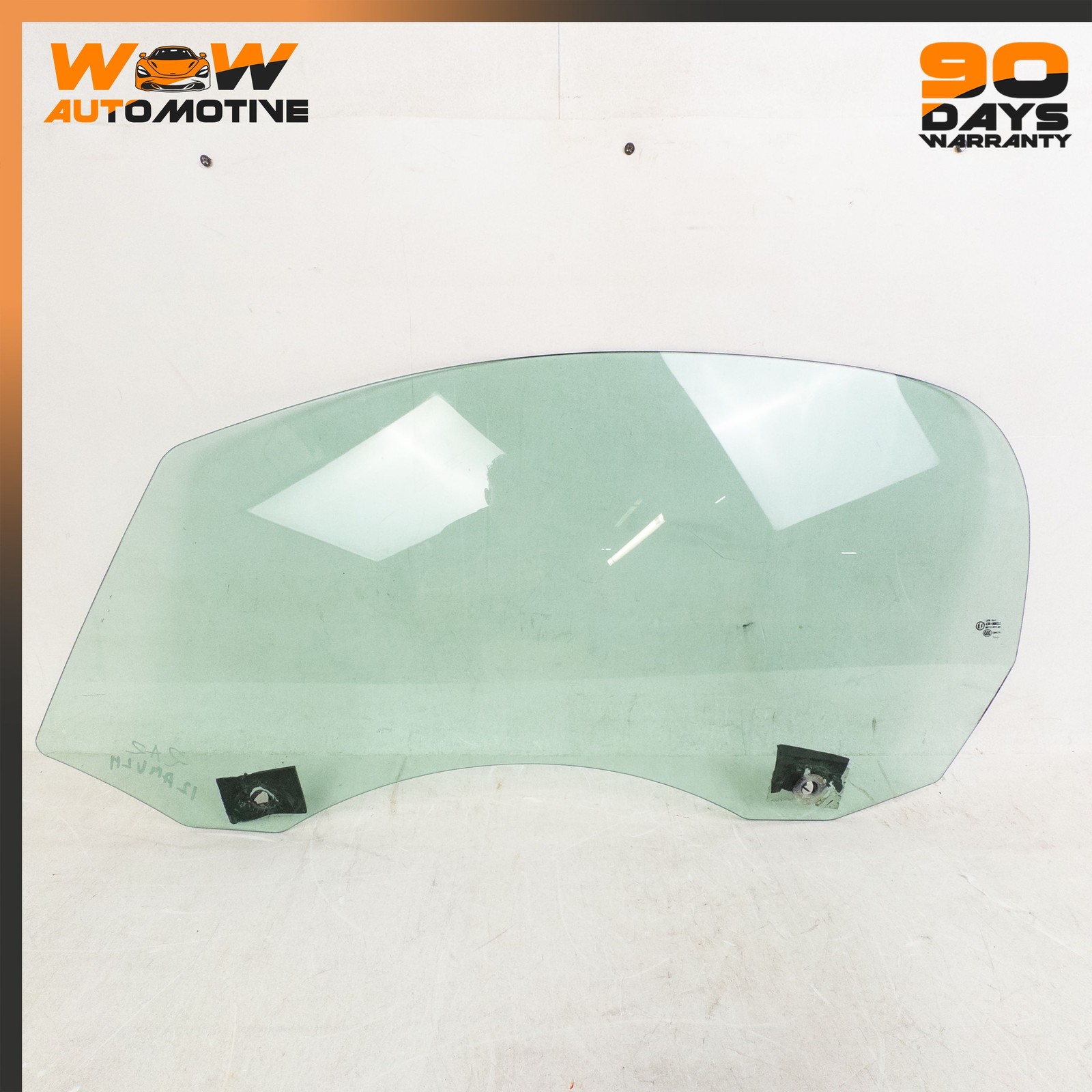 06-16 ASTON MARTIN V8 S VANTAGE CONVERTIBLE FRONT LEFT DOOR WINDOW GLASS OEM