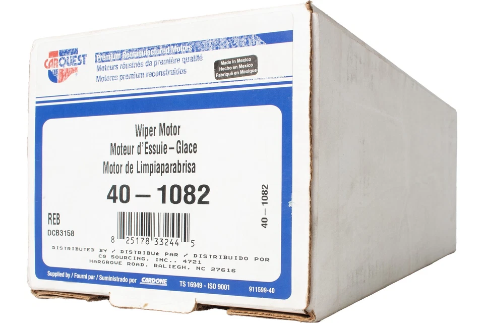 Восстановленный двигатель заднего стеклоочистителя Carquest подходит для Chevrolet Aveo 2004-06 годов выпуска деталь 40-1082 - Изображение 2 из 4