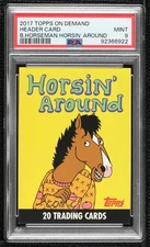 2017 Topps On Demand Bojack Horseman: Horsin' Around Header PSA 9 MINT i1f