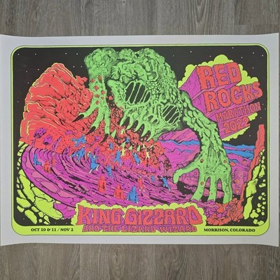 King Gizzard And The Lizard Wizard Cleveland 2022 Concert Poster