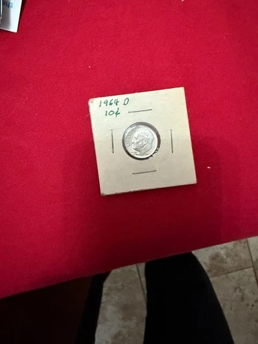 1964d Roosevelt silver dime brilliant unc nR