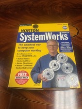 Symantec Norton SystemWorks 2000 Factory Sealed Vintage 1999 PC Big Box