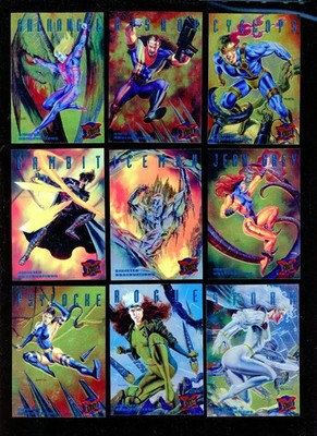 X-Men 1995 Fleer Ultra Sinister Observations Complete Set Of 10 Chromium Cards