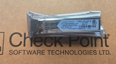 Check Point SG 15000-23000 ACC kit (8 transceivers with (1) ESD strap & manual.