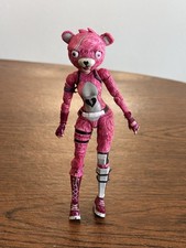 2018 Fortnite Cuddle Team Leader Pink Bear 7  Action Figure Excellent Free Ship