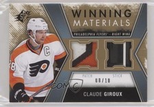 2014-15 SPx Winning Materials Gold 8/10 Claude Giroux #WM-CG i9x