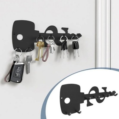 Schlüsselhalter für Wandhänger Regal Edelstahl Organizer Schlüsselhaken für Schlafzimmer