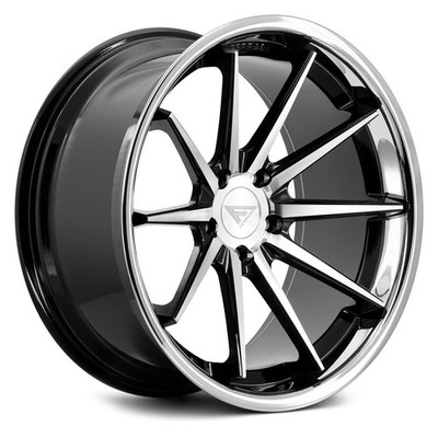 Ferrada FR4 Wheel 20x10.5 (25, 5x112, 66.56) Black Single Rim