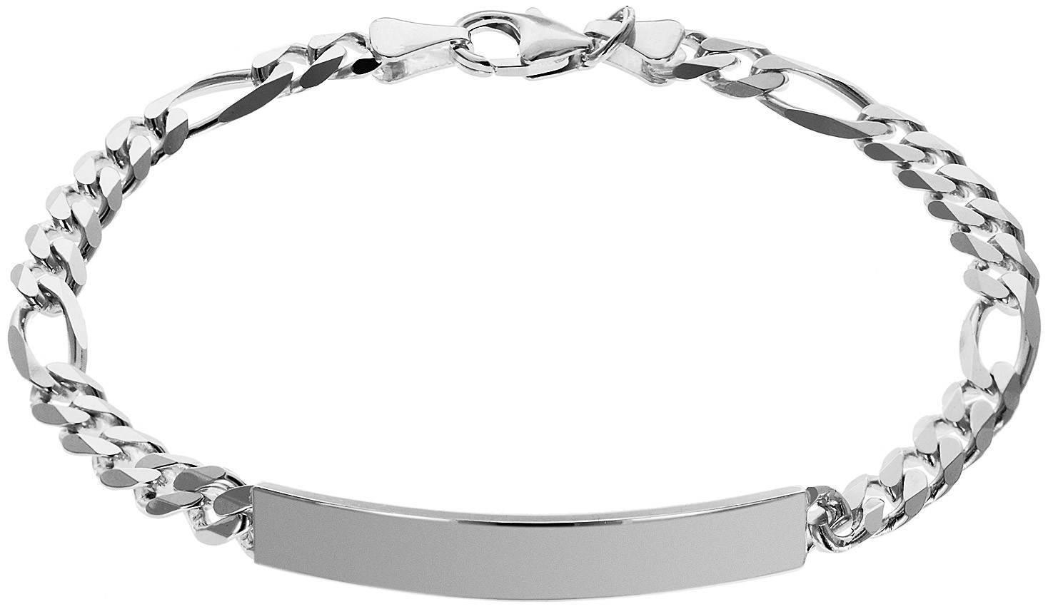 TRENDOR Schmuck Herren Gravurband Silber 925 Armband mit Namen 21 cm 35676 20690₽
