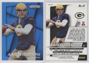 2014 Panini Prizm Blue Prizm Aaron Rodgers #67