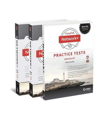 CompTIA Network+ Certification Kit: Exam N10-007 by Zacker, Craig 3 Books NEW