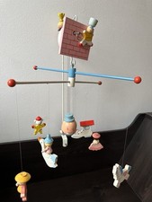 Vtg. 60's/70  s Originals By IRMI Crib Mobile Musicals With Box Mother Goose