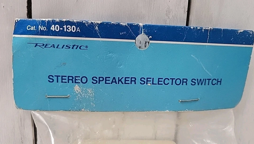 Realistic Stereo Speaker Selector Switch NOS Radio Shack 40-130A - Image 2 of 4
