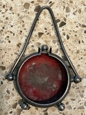 Fisher Sterling Silver Pocket Watch Holder Display Stand 749 Ball Rim Swivel