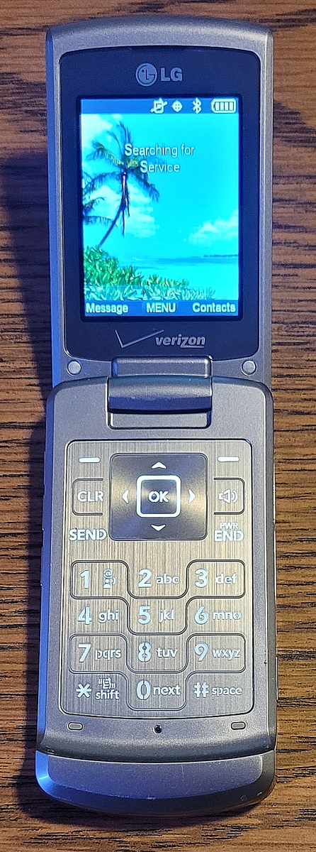 LG VX8700 - Silver and Gray ( Verizon ) Very Rare Cellular Flip