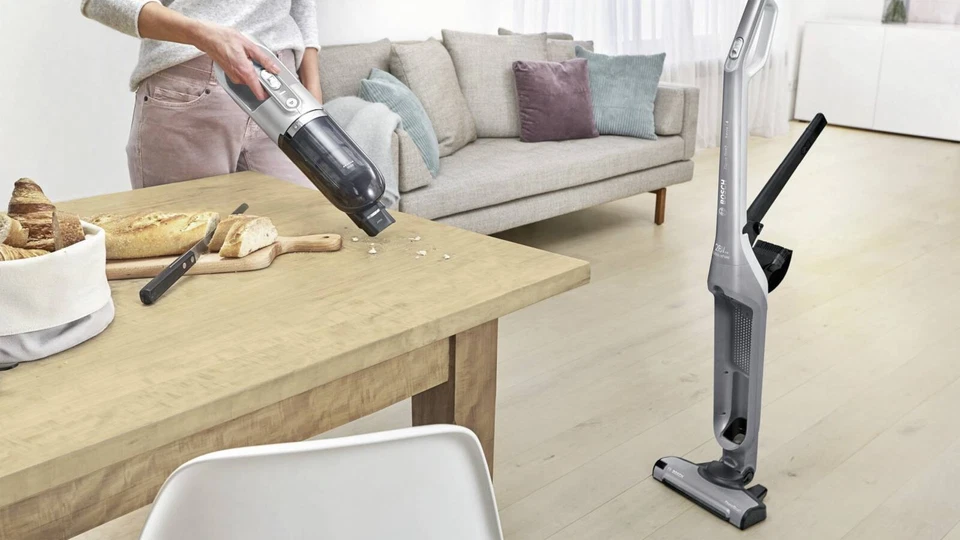 Bosch BBH3K2801 Silber-grau, Akku-Stielsauger, 28V Power, BLACK-WEEK-DEAL! - Bild 4 von 4