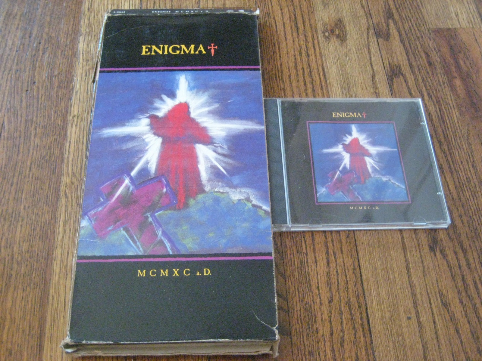 Enigma MCMXCaD  Longbox and Original cd Rare  Sadness Mea Culpa