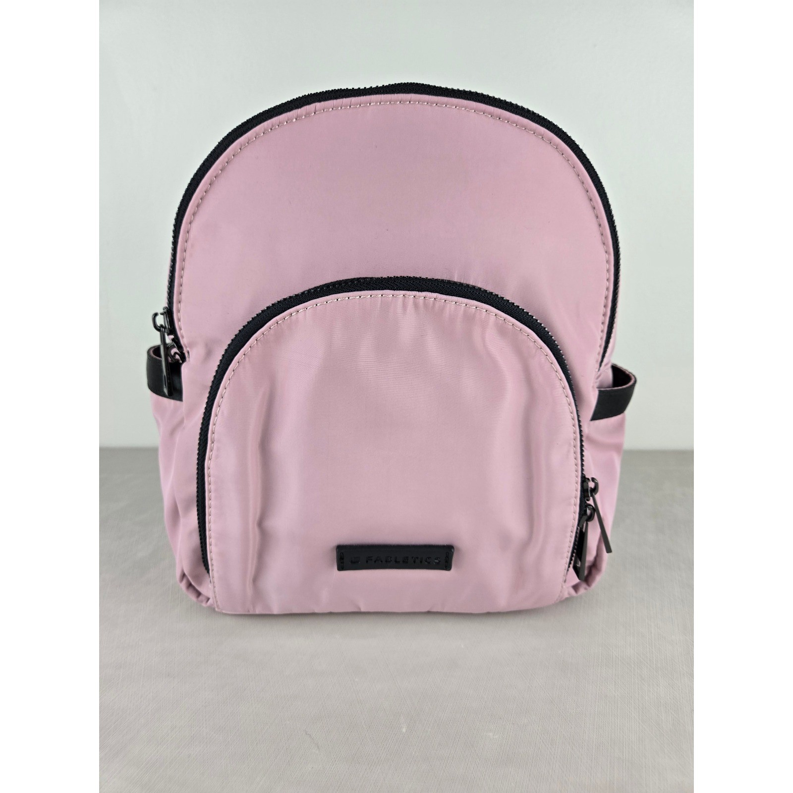 Fabletics Pink Nylon Mini Backpack Sling Bag Adju… - image 1