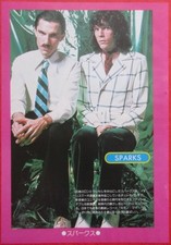 Sparks Ron Mael Russell Mael ROD STEWART 1974 CLIPPING JAPAN MAGAZINE ML 11N