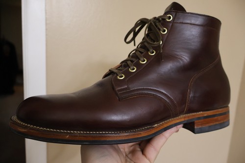 Viberg 2030 Service Boot (unlined) - Stamped size 10E - Brown CXL - 第 4/17 張圖片