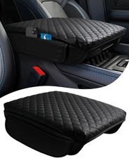 Center Console Armrest Cover for Dodge Ram 1500 2500 3500 2019-2025 Black