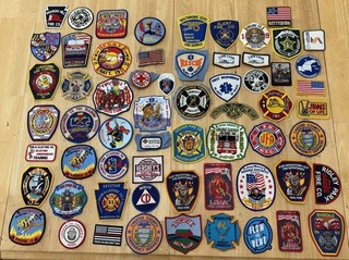 Fire Department Patch Lot 64 Variety Patches