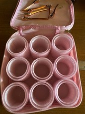 Calista Volumizing Self Grip Rollers 18 Curlers w/Clips Case Medium  Long