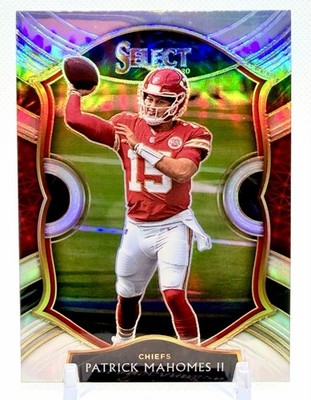 2020 Panini Select - Premier Level Patrick Mahomes II #130 Silver Prizm