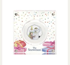Snowman Silver Proof 50p Colour Fifty Pence limited edition 5000