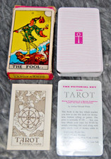 Vintage 1960s University Books Tarot Cards 1st Ed Pamela Colman Smith Complete