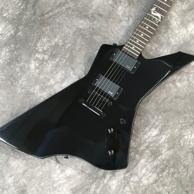 Black Snakebyte Electric Guitar HH Custom Ibn Solid Wood Fix Bridge Free Ship