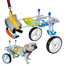 Adjustable Dog Wheelchair for Back Legs Pet Wheelchairs with Disabled Hind Legs