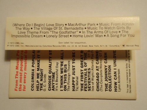 Andy Williams - Andy Williams' Greatest Hits Vol. 2 (Cassette) (VG+) - Picture 3 of 5