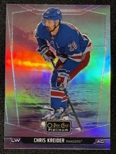 2024-25 O-Pee-Chee Platinum #123 Chris Kreider Sunset Parallel New York Rangers